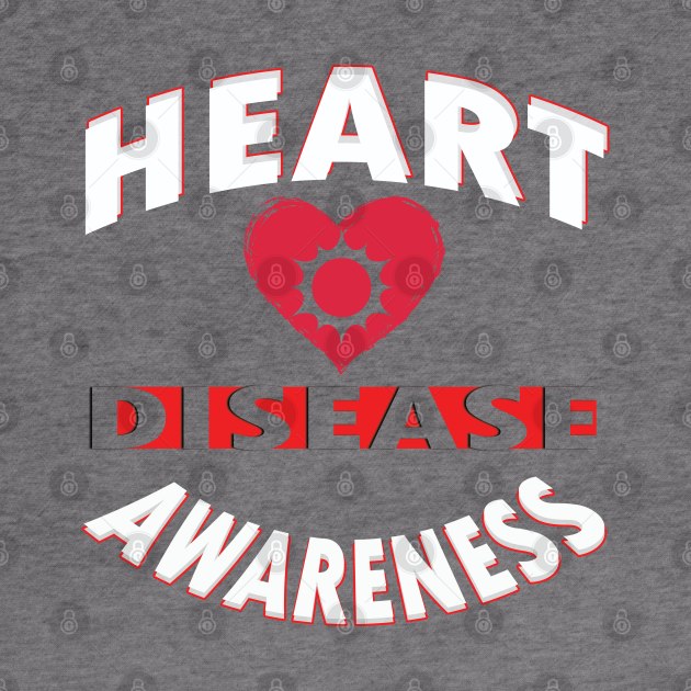 Heart disease awareness month by TeeText